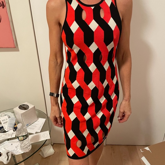 RAG & BONE Printed Mini Dress - Picture 1 of 3